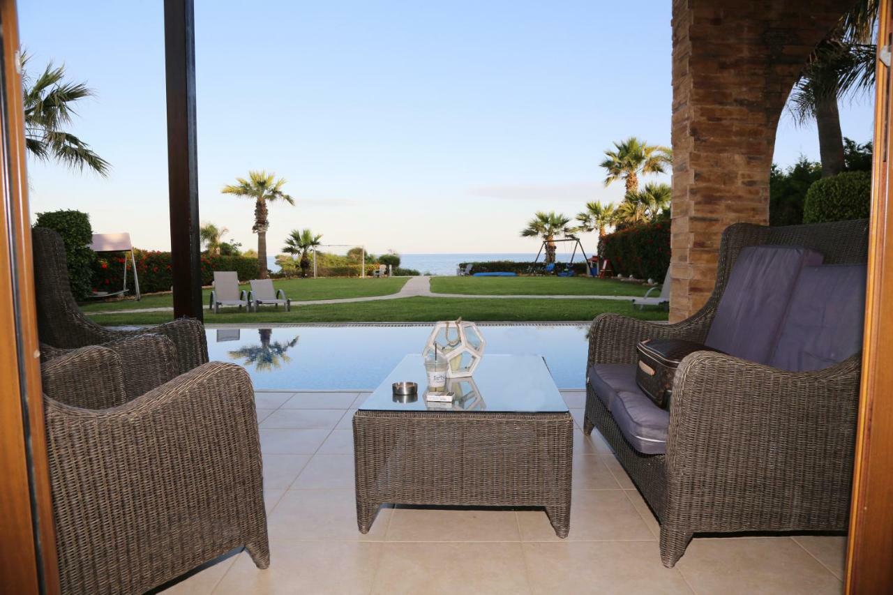 Ionion Beachfront Villa Agia Napa Exterior foto